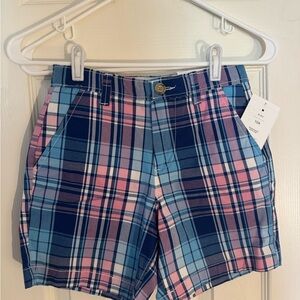 Crown & Ivy Boys Plaid Shorts